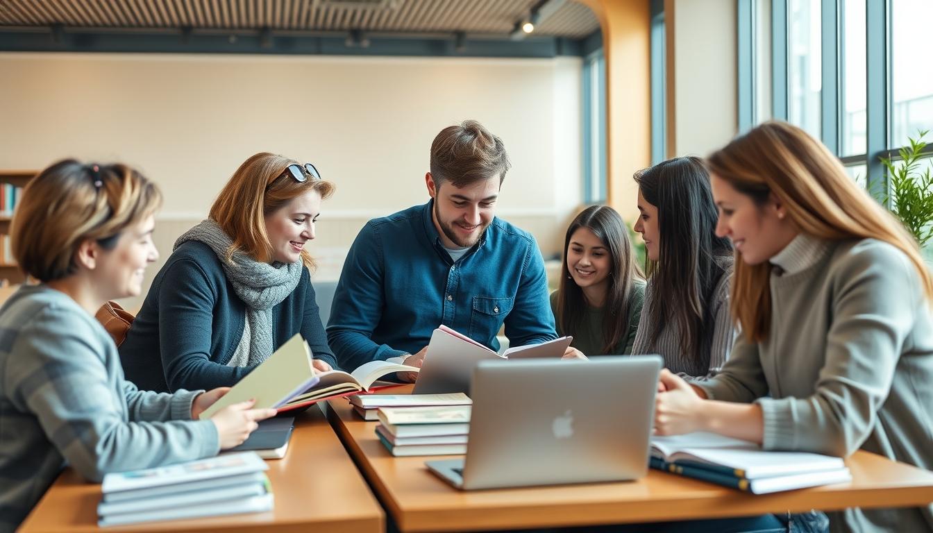 Student using online courses for flexible education
