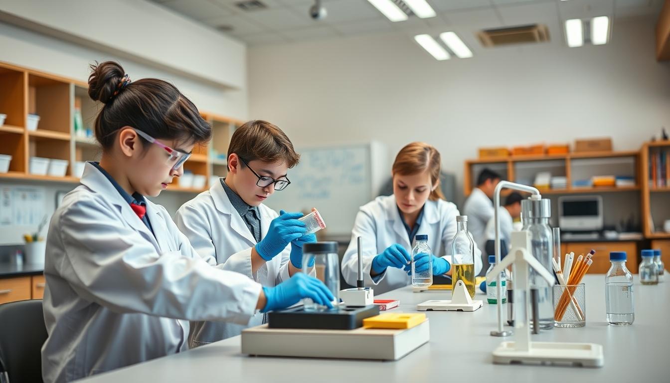 Student preparing for exams with study materials