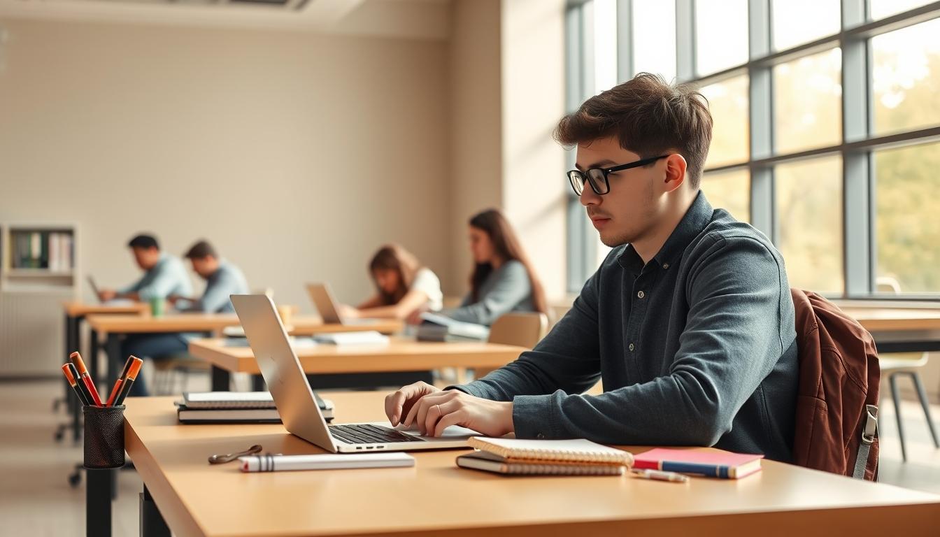 Organized exam preparation notes and academic planner